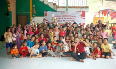 Special Kemerdekaan, PPPA Daarul Qur'an Medan Menggelar Kegiatan Mobile Qur'an dan Tebar Al-Qur'an
