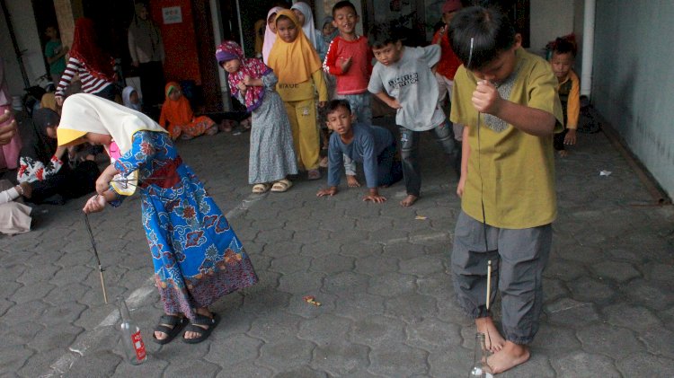 Keseruan Santri TPQ Daqu Generation dalam Memeriahkan Kemerdekaan RI ke-79