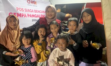 PPPA Daarul Qur'an Hadirkan Dapur Hangat untuk Pengungsi Gempa Kabupaten Bandung