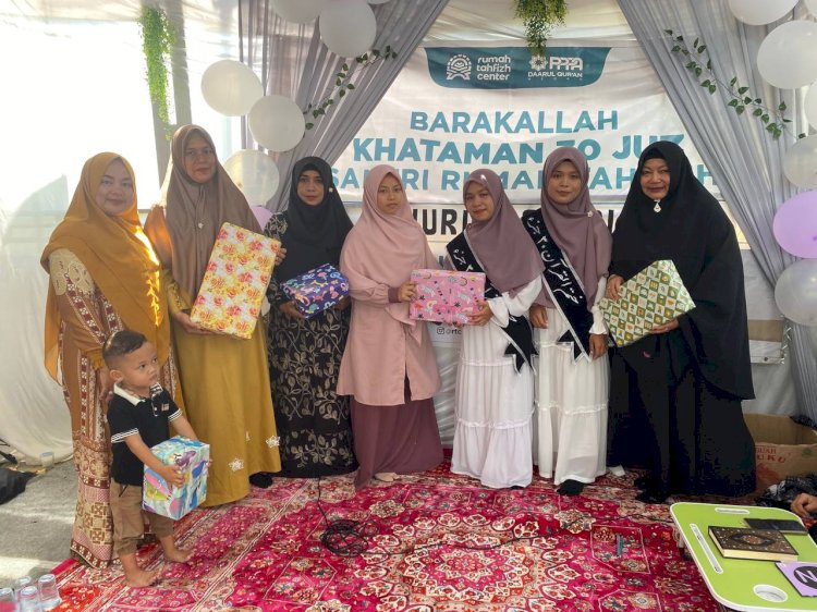 2 Rumah Tahfizh PPPA Daarul Qur'an Medan di Medan Johor Gelar Khataman 30 Juz Al-Qur'an