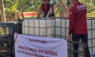 PPPA Daarul Qur’an Salurkan Puluhan Ribu Liter Air Bersih di Wilayah Malang Selatan