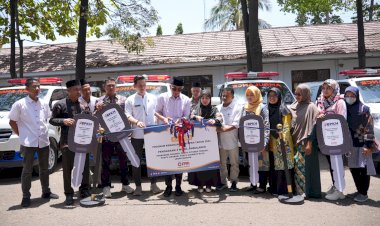 Simbolis Penyaluran Empat Ambulance di Kabupaten Lebak Amanah BPKH RI   