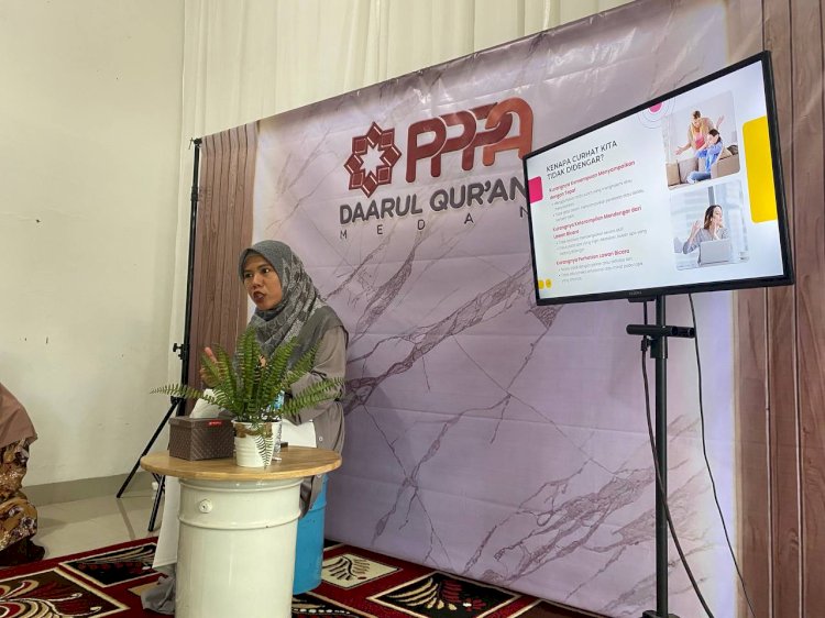 Perdana, Kajian Muslimah di Medan Bersama Ustadzah Putri Rizki Ardhina