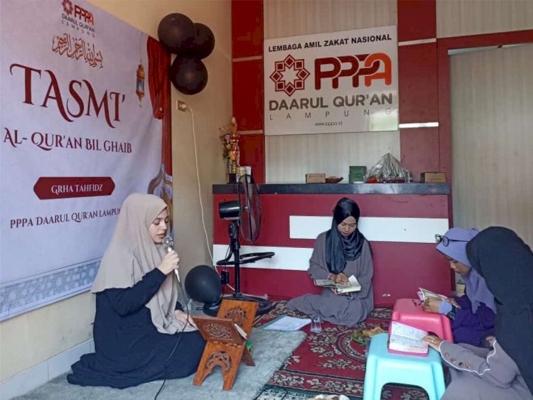 Momen Ujian Tasmi' Grha Tahfidz PPPA Daarul Qur’an Lampung