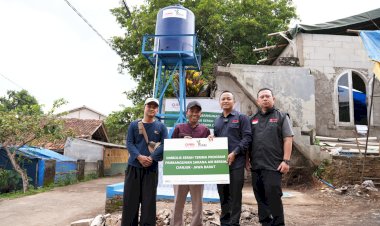Peresmian Bantuan Air Bersih Amanah PT. SMI Pascagempa Cianjur