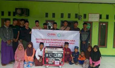 Listrik Mati, PPPA Daarul Qur'an Bogor Salurkan Genset untuk Warga dan Ponpes di Sukabumi Selatan