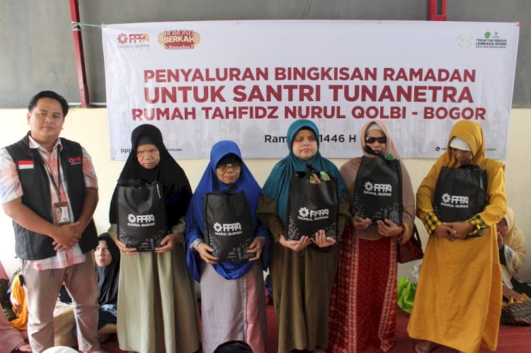 Peduli Disabilitas, PPPA Daarul Quran Bogor Salurkan Bingkisan Ramadhan