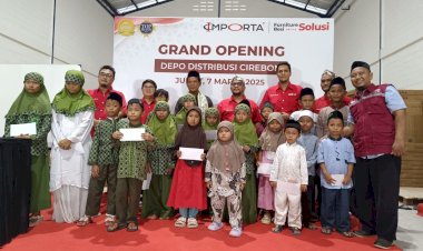 PT Importa Jaya Abadi berbagi kepada anak yatim