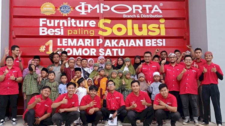 PT Importa Jaya Abadi berbagi kepada anak yatim