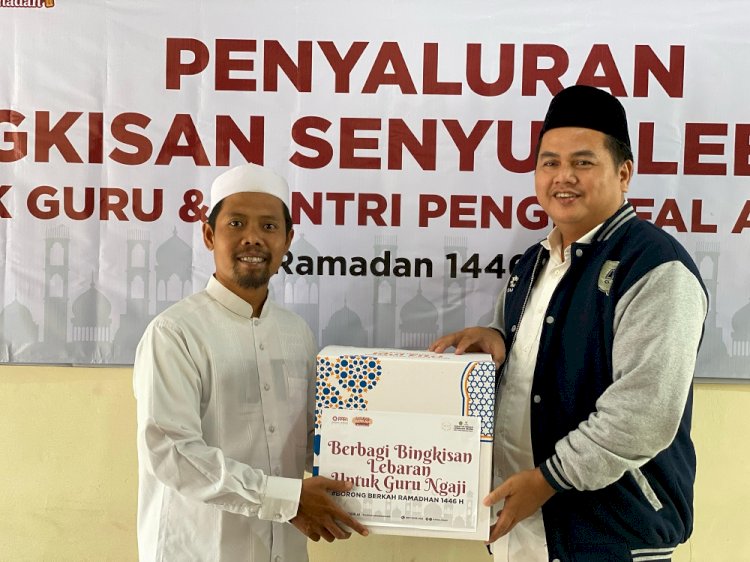 PPPA Daarul Quran Bogor Berbagi Senyum Lebaran kepada Santri dan Guru Ngaji di Cinagara