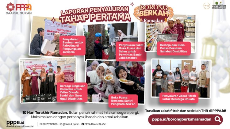 Laporan Penyaluran Program Borong Berkah Ramadan Tahap 1