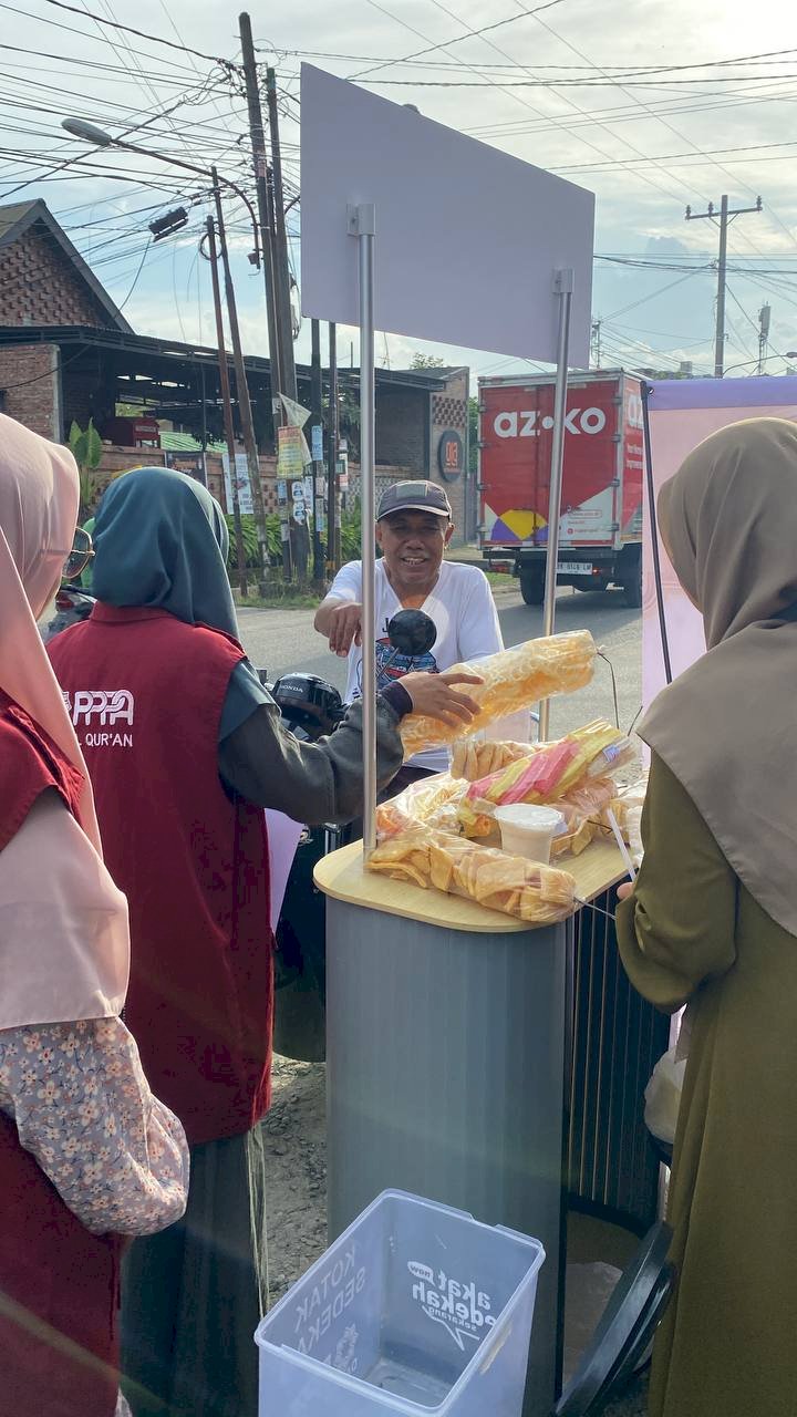 Borong Berkah Ramadan, Berkah untuk Pedagang dan Masyarakat Sekitar
