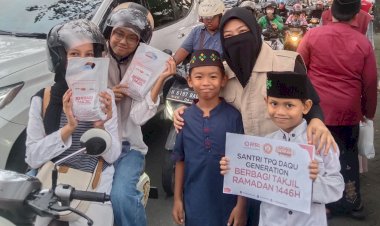 PPPA Daarul Qur'an Jawa Tengah ajak Santri TPQ Berbagi Takjil