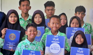 Mushaf Disabilitas untuk Siswa SLB ABC Tawangsari Sukoharjo