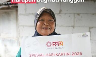 Penyaluran Zakat Gajian Amanah Donatur untuk Ibu Tangguh