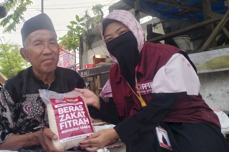 PPPA Daarul Qur'an Jawa Tengah Tebar Zakat Fitrah di wilayah Kota Semarang