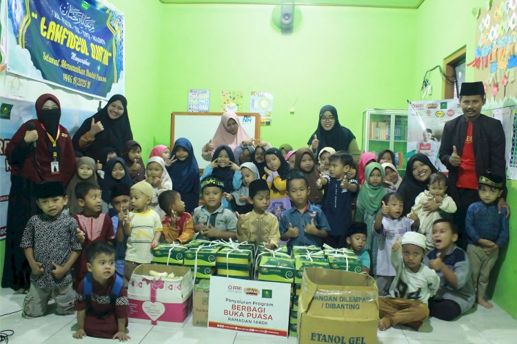 Gandeng Kang Bagong Catering Bagikan Paket Buka Puasa untuk Santri Penghafal Qur’an