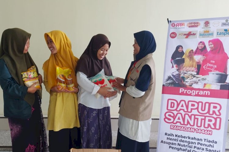 Penuhi Gizi Santri, Tingkatkan Semangat Ibadah dan Menghafal Qur'an