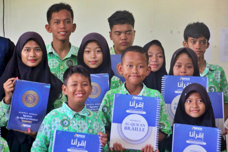 Mushaf Disabilitas untuk Siswa SLB ABC Tawangsari Sukoharjo