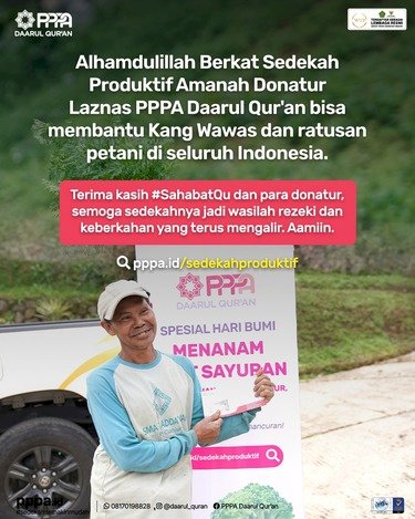 Penyaluran Sedekah Produktif Spesial Hari Bumi 2025