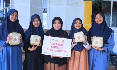 Semarak Qurban di Pesantren Daarul Mansur Wanayasa