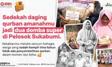 Laporan Sedekah Patungan Daging Qurban Donatur PPPA.id