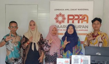 Menerima Kunjungan Tim Bidang Penais Zawa Kanwil Kemenag Provinsi Lampung