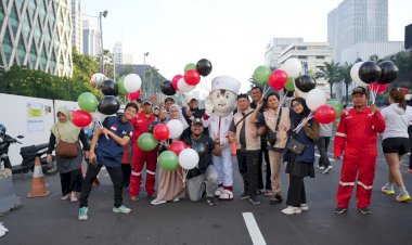 Laznas PPPA Daarul Qur’an Menciptakan Cara Unik untuk Terus Dukung Palestina di ZaWa Funwalk Kemenag RI