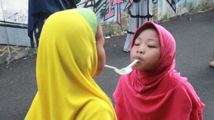 Semarak HUT RI ke-80, Santri TPQ Daqu Generation Unjuk Kekompakan