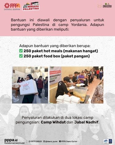 Penyaluran Bantuan Kemanusiaan untuk Palestina Gelombang V