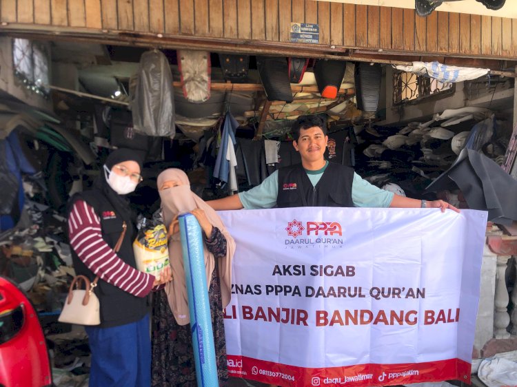 SIGAB Daqu Jatim Bantu Korban Banjir Bali