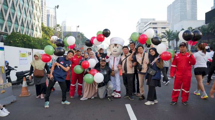 Laznas PPPA Daarul Qur’an Menciptakan Cara Unik untuk Terus Dukung Palestina di ZaWa Funwalk Kemenag RI