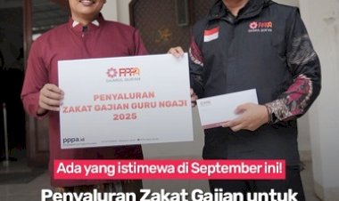 Zakat Gajianmu Muliakan Guru Ngaji