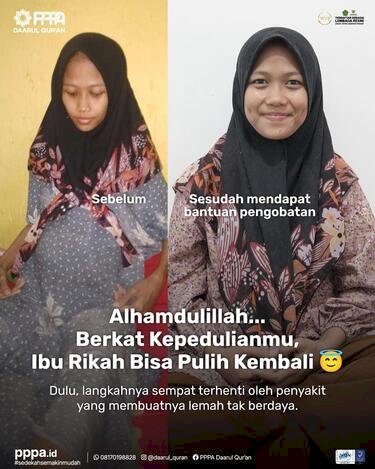 Alhamdulillah Berkat Kepedulianmu, Ibu Rikah Sembuh dari Asites