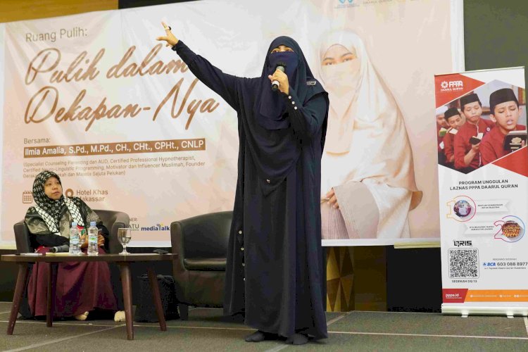 Kajian & Hypnotheraphy Ilmia Amalia Sukses digelar di Makassar