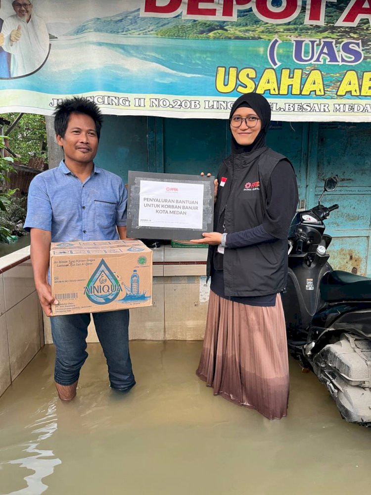 PPPA Daarul Qur’an Medan Salurkan Bantuan Tahap 2 untuk Korban Banjir di Medan Labuhan