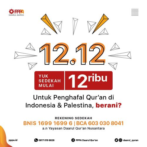 Berkahnya Belanja 12.12 Bersama Penghafal Qur'an