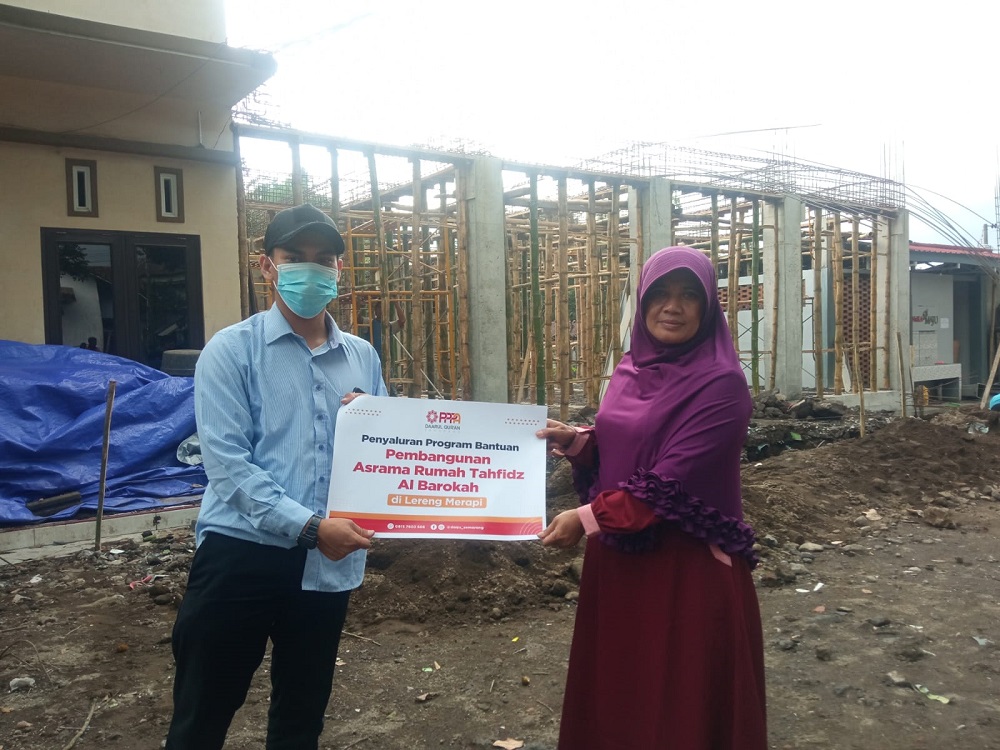 Perbaikan Asrama Rumah Tahfidz di Lereng Merapi