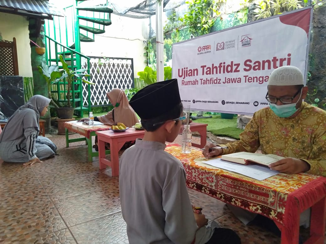 Ujian Tahfidz Triwulan Santri Rumah Tahfidz Jateng