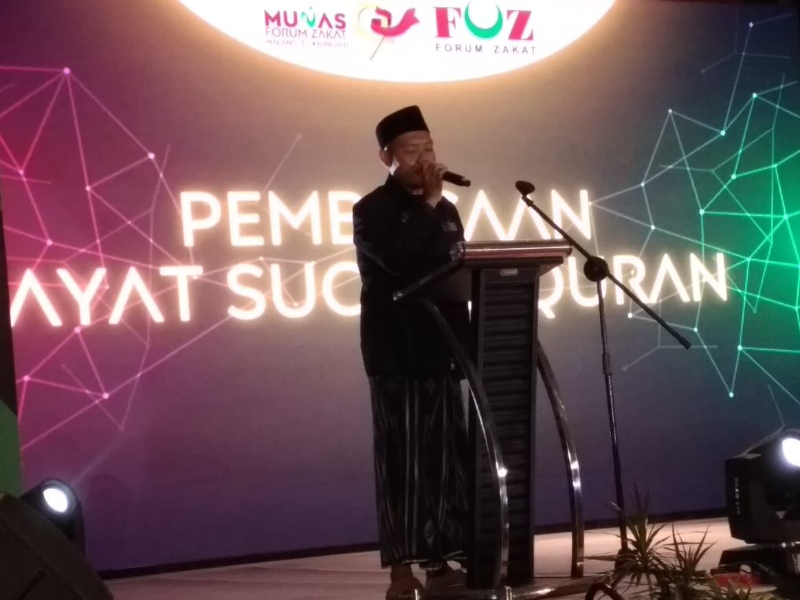 Tampilnya Syaiful Anam, Santri Rumah Tahfidz Daarul Qur'an di Munas 2021 FOZ