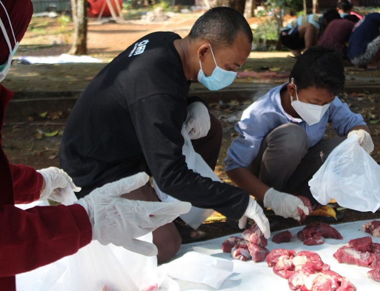 Sinergi PPPA Daarul Qur'an Bandung Bersama BPKH Salurkan Hewan Qurban