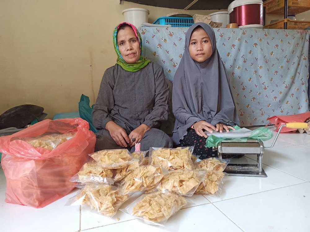 Kisah Ibu Linda, Janda 3 Anak yang Berjuang untuk Keluarganya