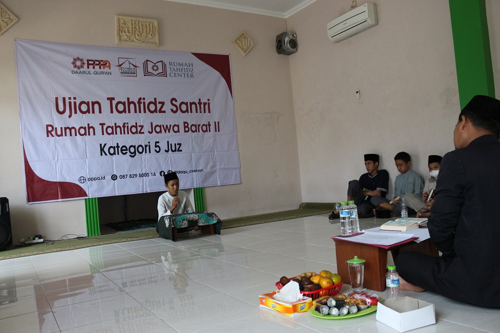 Ujian Hafalan Santri Rumah Tahfidz Herman Untari Al-Jannah