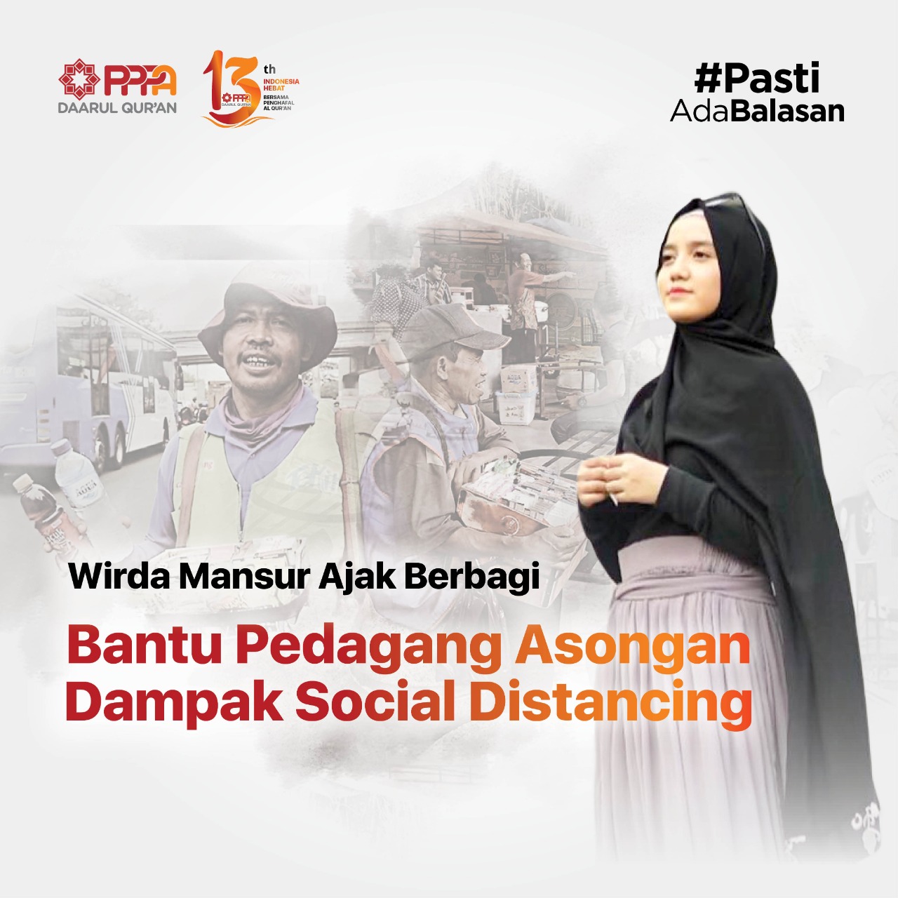 Bantu Pedagang Asongan Atasi Dampak Social Distancing