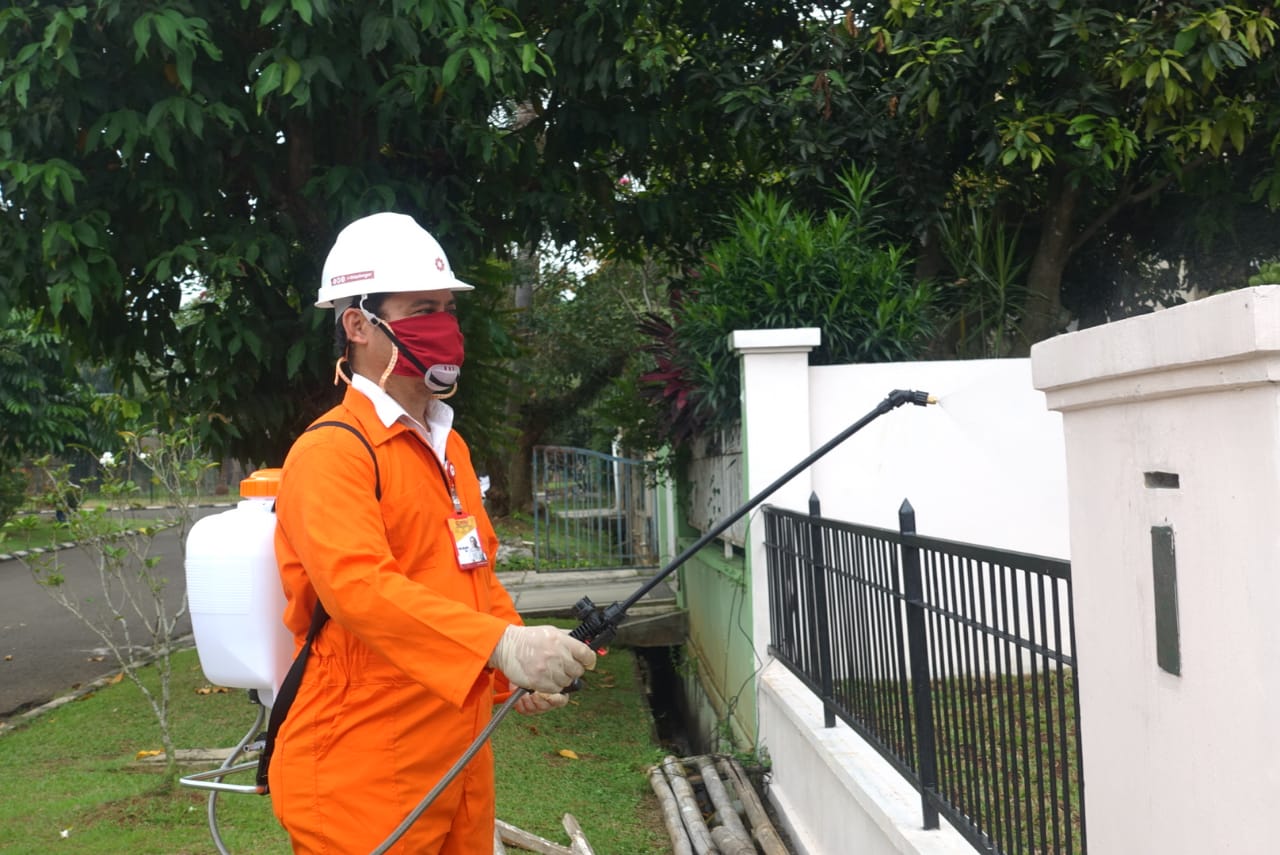 Sambut Kepulangan Santri, Rumah-rumah Tahfidz Lakukan Penyemprotan Disinfektan