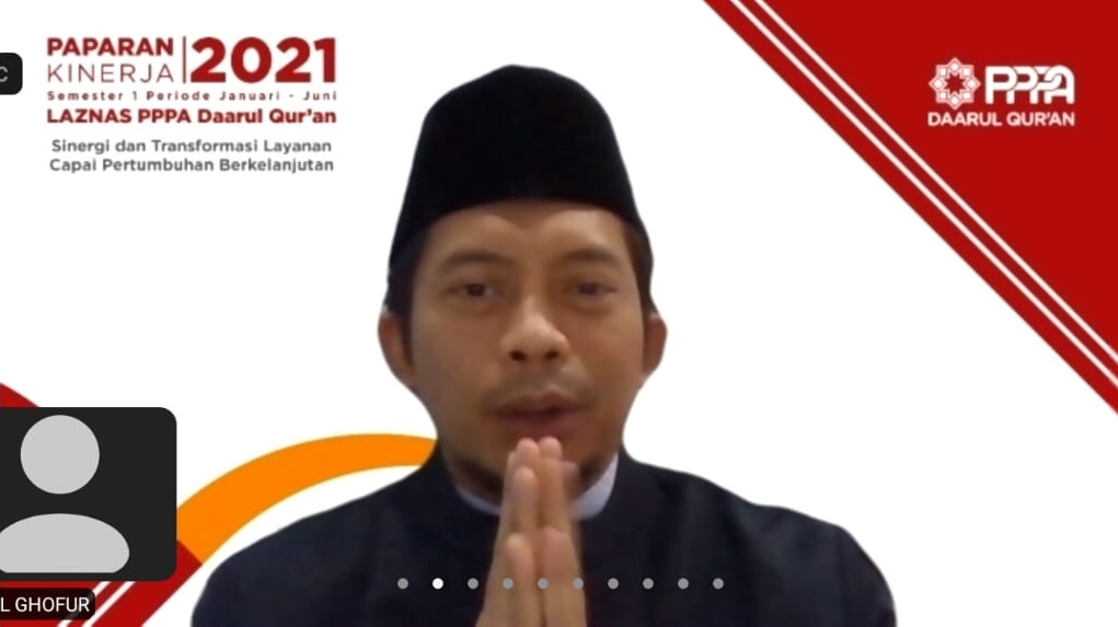 Gelar Paparan Kinerja Semester 1 Tahun 2021, Penghimpunan Laznas PPPA Daarul Qurâ€™an Capai Pertumbuhan 51 % dan Sertifikasi ISO