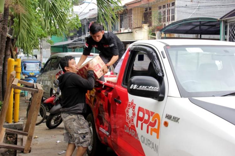 SIGAB PPPA Daarul Qur'an Penuhi Kebutuhan Pengungsi Jakarta Barat