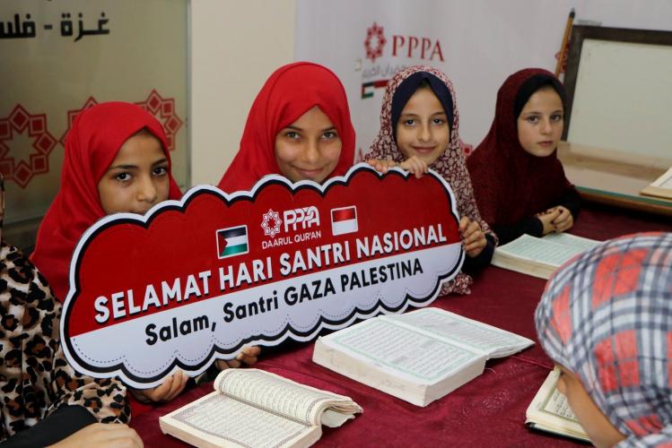 Rumah Tahfidz di Palestina Ikut Rayakan Hari Santri