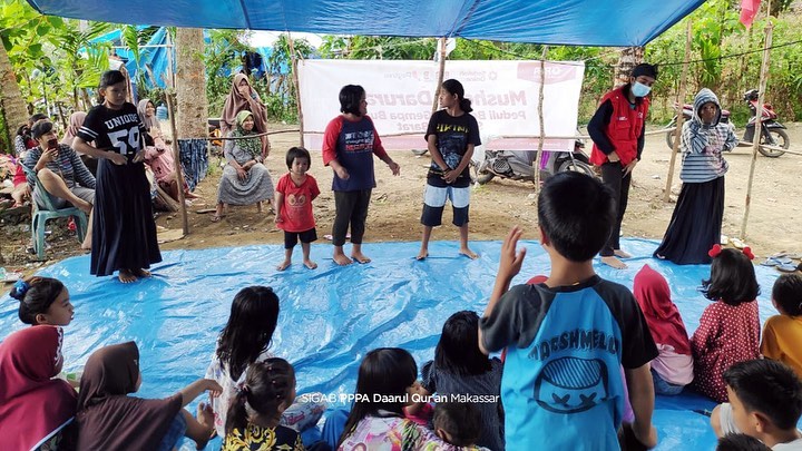 Trauma Healing untuk Anak-anak Majene