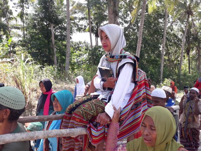 Khatam Qur'an, Santri Oeue Diarak Keliling Kampung